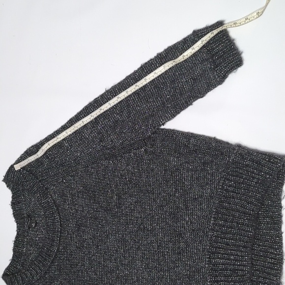 Ann Taylor Womens Sweater Winter Metallic Christmas Holiday Slouchy Cozy Medium - Picture 10 of 17